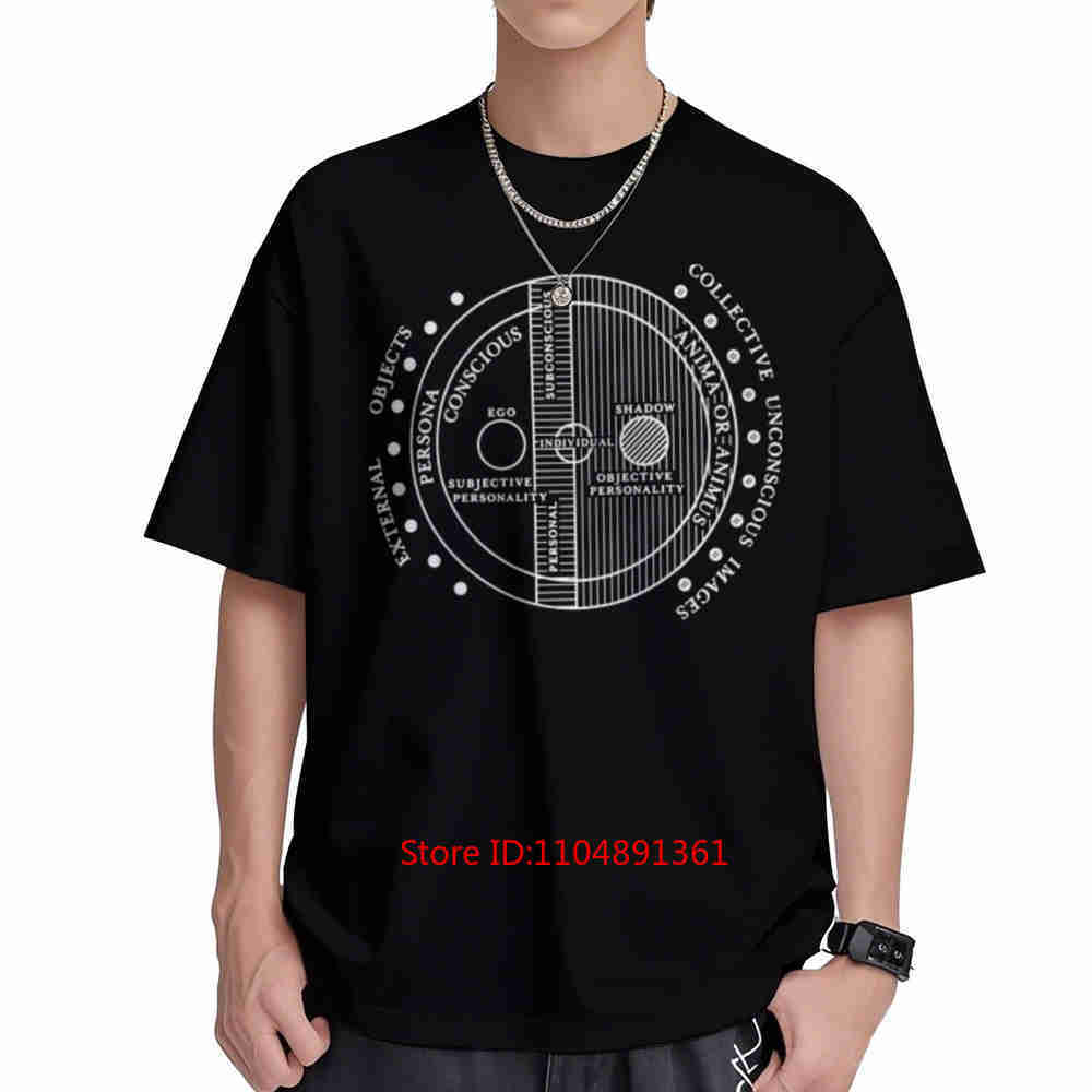 Jungs Model Of The Psyche Short Sleeve Tee 100 Cotton TShirt