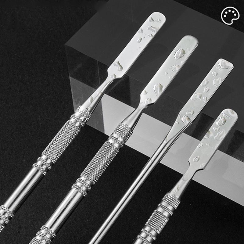 Nail Art Stirring Rod Gel Acrylic Bb Cream Mixing Stick Steel Spoon Spatula