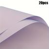 20Pcs/pack Solid Color Waterproof Thickened Rose Bouquet Wrapping Paper First Love Flower Shop Material