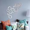 1set DIY 3D Circles Mirror Wall Sticker Home Decor