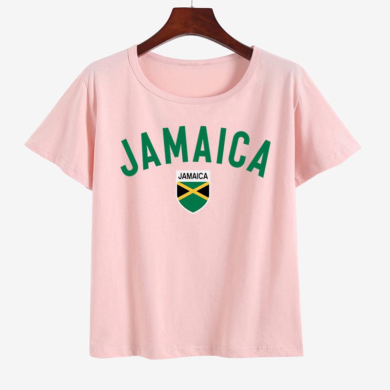 Футболка с коротким рукавом и принтом 'JAMAICA'