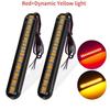 LED Turn Signal Strip Light 24 LEDs Flowing Water Tail Brake Blinker for Bike