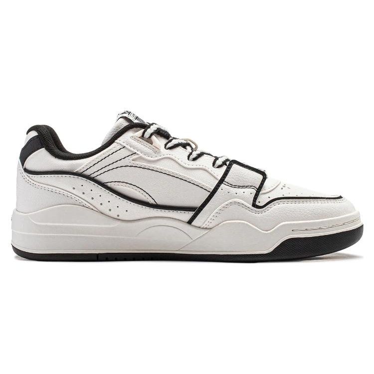 Li Ning Light Blue Lightweight High Resilience Comfortable Thick Sole Height Increasing Breathable Lightweight Low Top Skate Shoes AGCS252-21