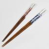Isso Painted Paulownia Shunami Chopstick 2 Made in Japan Couple's Chopsticks, Chopsticks, Box, + Rest, Holly, Sets,