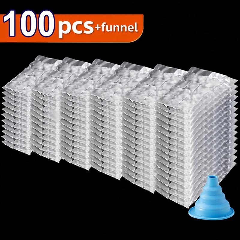 Disposable Self-Sealed Ice Pack 50/100 Pcs Food Grade Edible Freezer Bag for Office Worker Breast Milk Carry Use