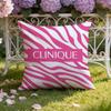 C-Cliniquees f-Fashion brand logo Cushion Cover Home & Car Dual-Scene Pillow Cover: Reversible for Premium Comfort