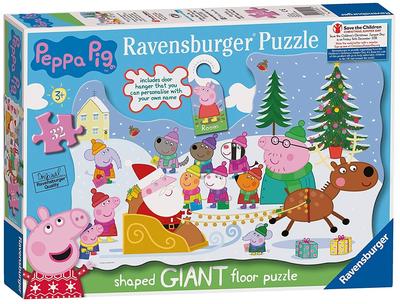Ravensburger 5534 Пазл «Свинка Пеппа на Рождество» и подвеска на дверь