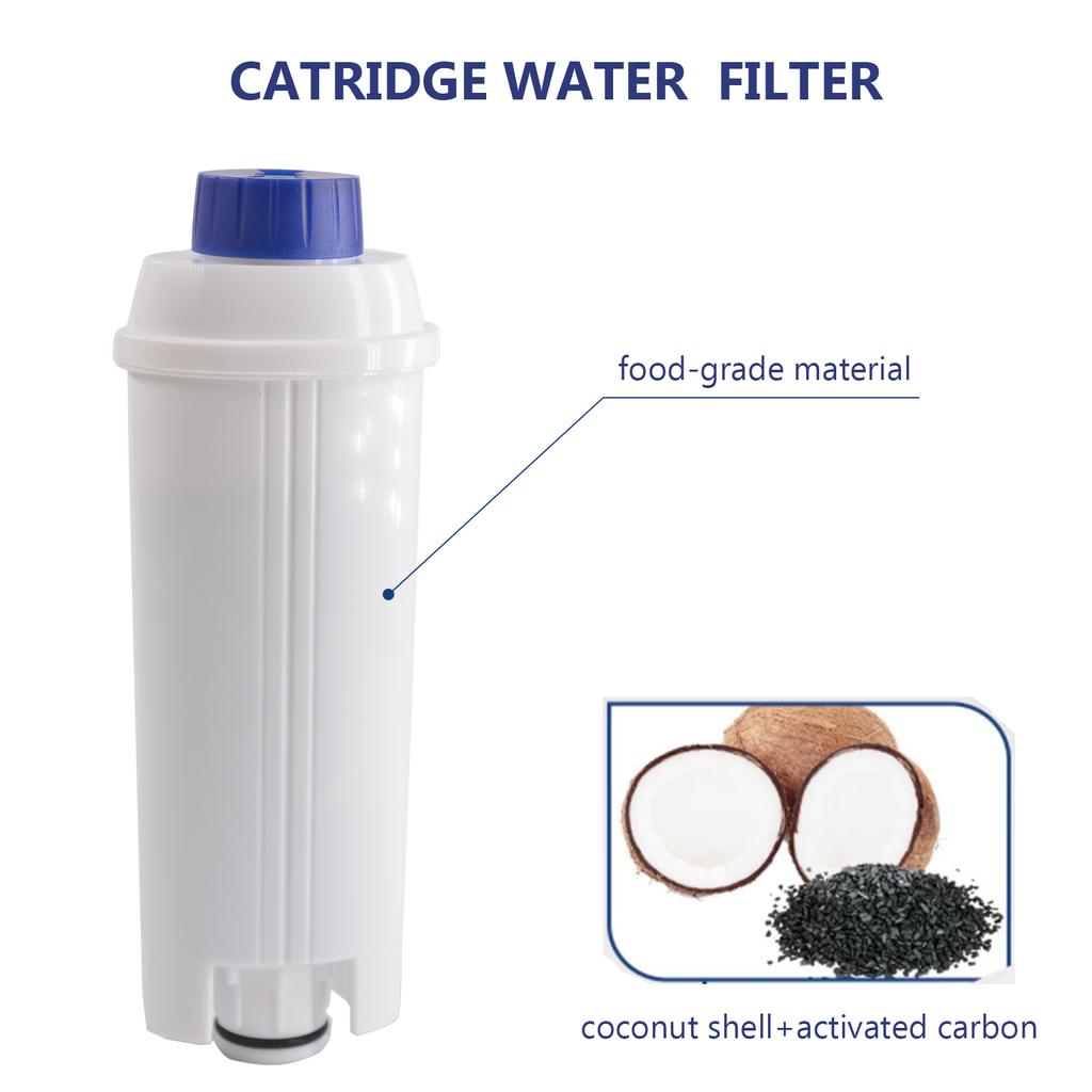 4Pcs Coffee Replacement Filter Cartridge Replacement Filter Coffee Filter Compatible with Delonghi