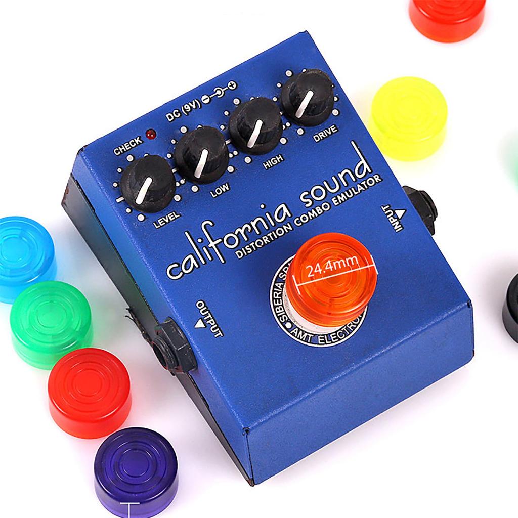 TRkin Guitar Effector Cap Effector Footswitch Cap for The Effector Footswitch Hat 5pcs