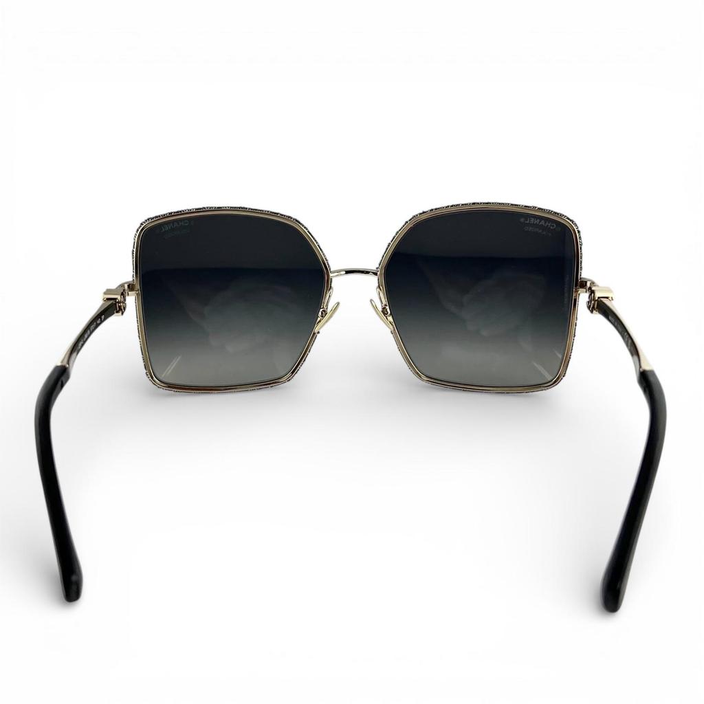 Great CHANEL sunglasses Current model: COCO Mark Square Shape black denim 4288-Q Used