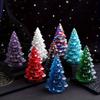 1Pc Natural Stone Crystal Resin Christmas Tree For Home Decor, Bring Good Luck, Healing, And Energy Balance
