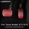 Педаль из алюминиевого сплава для Tesla Model 3 Model Y, педаль акселератора, тормоза, подставка для педали, коврики, чехол ModelXS 2023, аксессуары