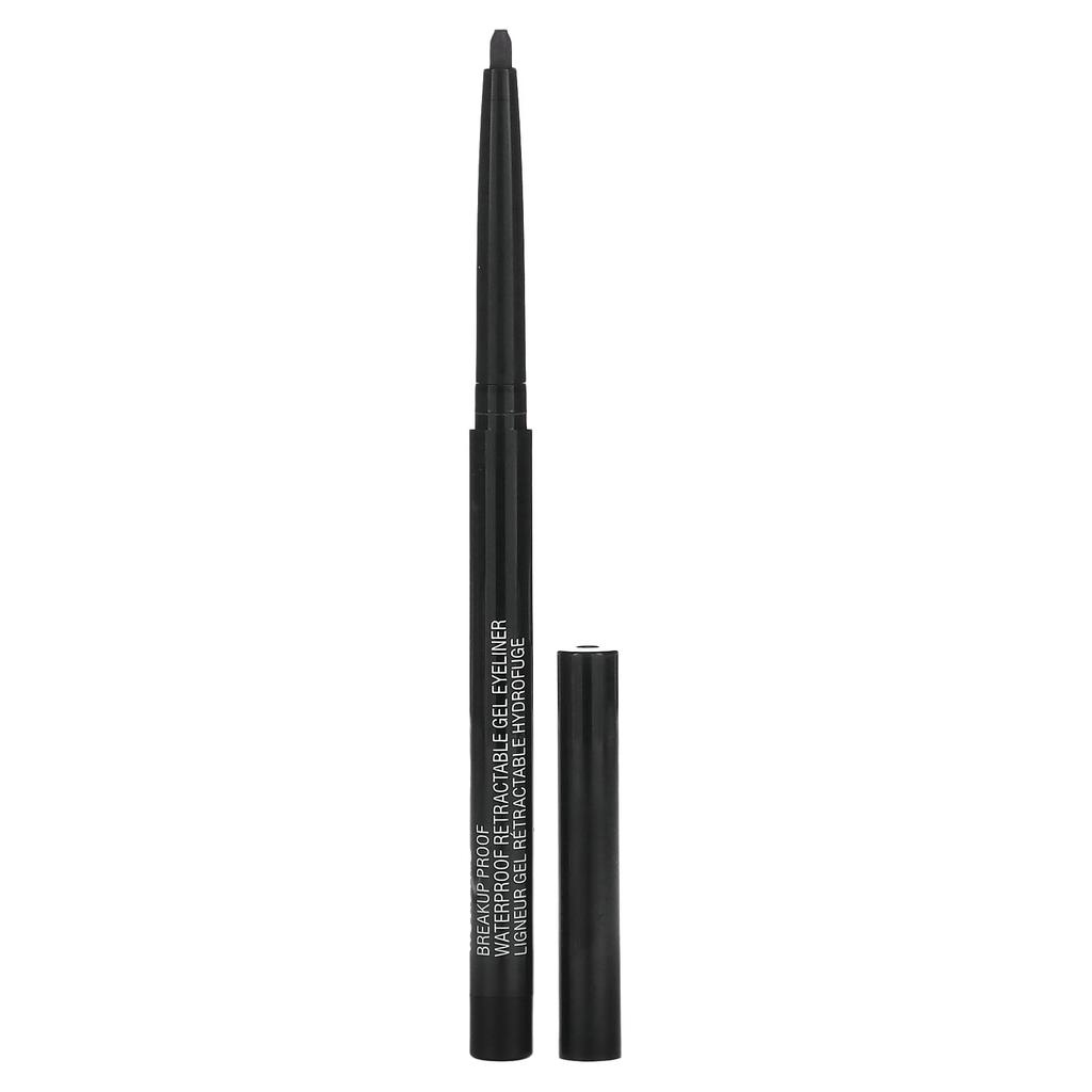 Wet n wild, Breakup Proof, водостойкая выдвижная гелевая подводка для глаз, 1111492 черный, 0,008 унции (0,23 г)