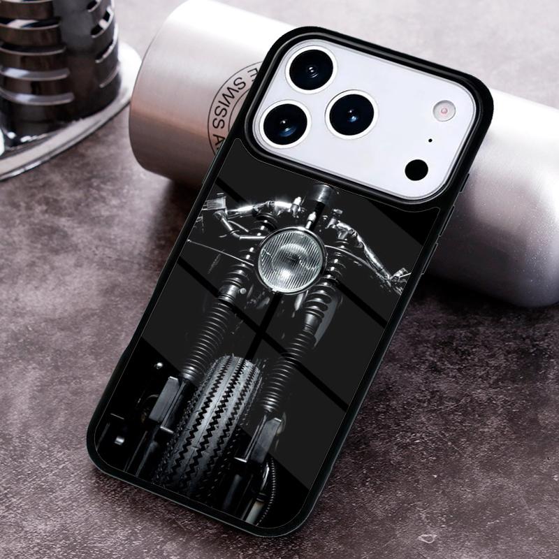 Чехол для телефона Мотоцикл Двигатель Мотоцикл для iPhone 17 16 15 Pro Max Air 14 13 12 11 Plus Ударопрочный Capa Чехол