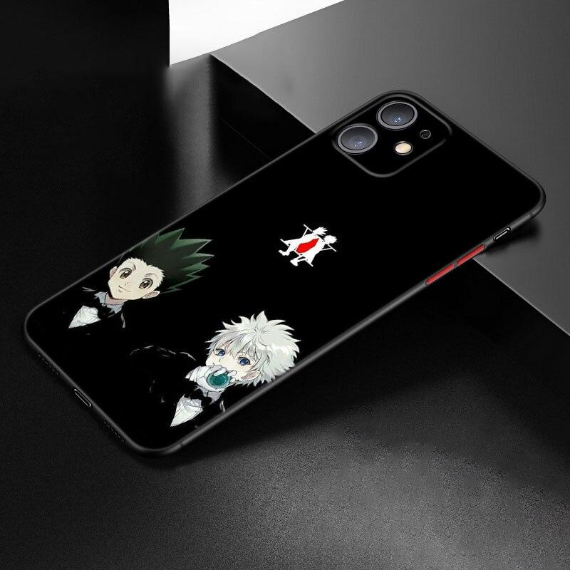 Чехол для телефона «Аниме Hunter x Hunters» для Apple iPhone 12 13 Mini 11 Pro Max XR X XS MAX 8 7 6S 6 Plus SE 5S 5 2020, черный чехол