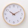 10-дюймовые декоративные настенные часы в скандинавском стиле, бесшумные, с циферблатом, стильные деревянные настенные часы для гостиной
