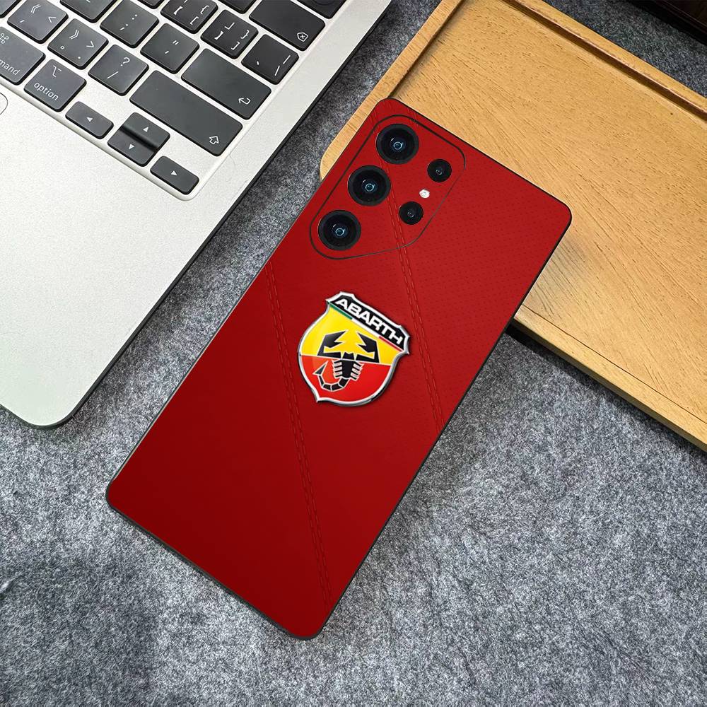 Италия Известный Автомобиль A-ABARTH Логотип Чехол для Телефона Для Samsung S 24 Fe 25 Ultra Plus 20 Lite 21 30 22 23 24 22 Ultra 5G Fundas