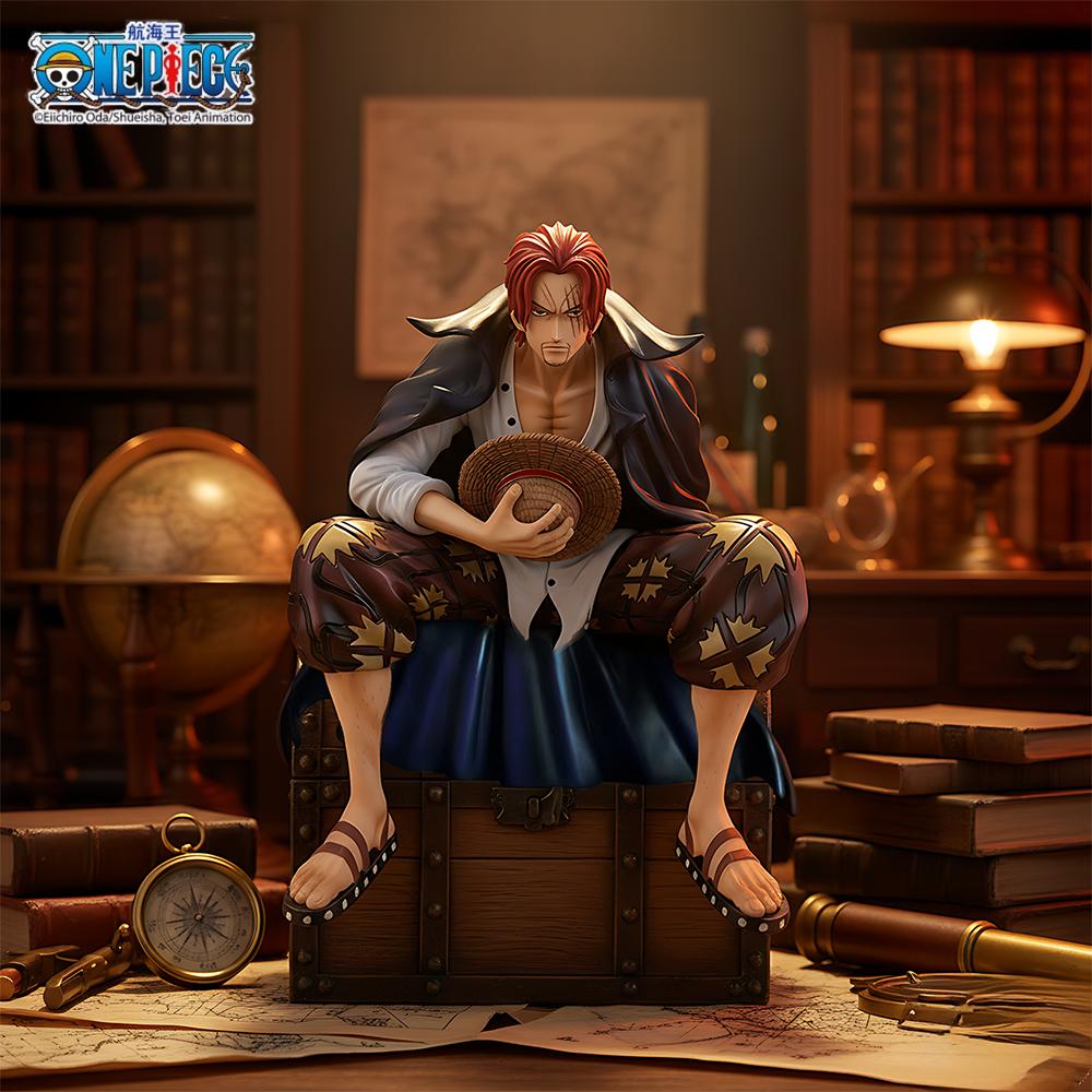 1pc Officially One Piece Shanks Figure, One of the Four Emperors — Collectible Desktop Decor, Ideal Gift for Holiday & Birthday.