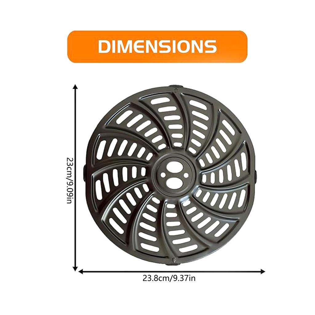 Металлические вкладыши Металлические горшки вкладыши Поддон для аэрофритюрницы Металлическая тарелка для аэрофритюрницы Аксессуары для аэрофритюрницы Железная текстура для приготовления пищи