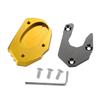 X AUTOHAUX 1 Set Motorcycle Kickstand Pad Side Stand Bracket Foot Extension Envelope Plate