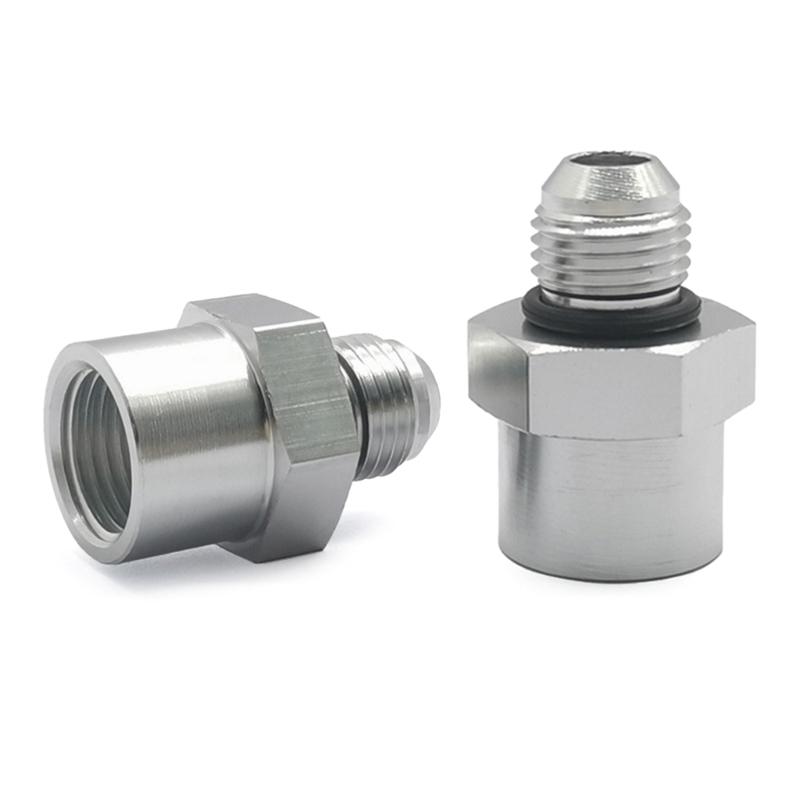 AN6 to M16 M16x1.5 Straight Male Flare Union Fuel Oil Air Hose Fitting Adapter