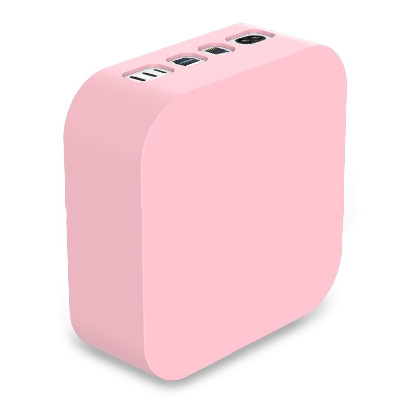 Цветной Настольный Мини-ПК Компьютер Защитный Чехол Для Mac Mini M4 M4 Pro 2024 Силиконовая Защитная Крышка