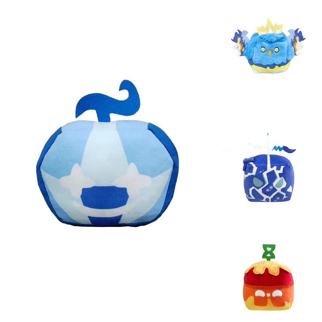Милая плюшевая игрушка Blox Fruits высотой 15 см, мягкая и приятная на ощупь, набивная игрушка