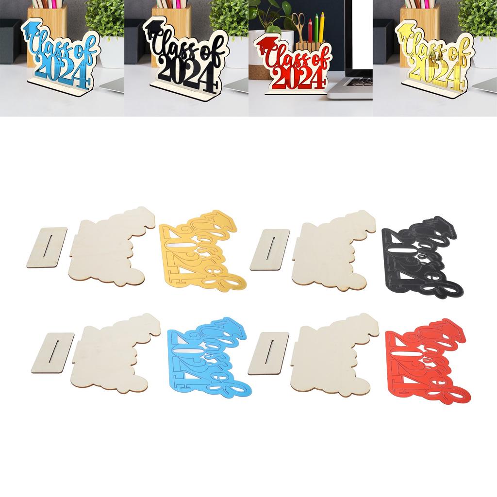 2024 Graduation Wooden Table Centerpieces Graduation Party Decorations Table Centerpieces Sign for H