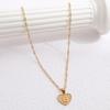A-Z 26 Initials Name Necklaces Heart Pendant Letter Alphabets Necklace for Women 2023 Female Choker Chains Jewelry Trendy Gifts