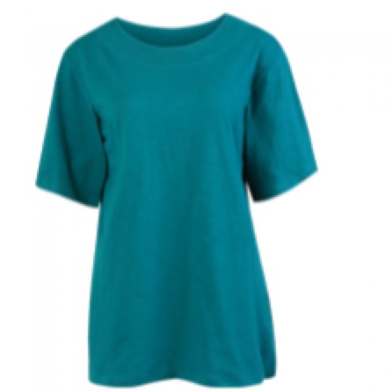 Shop Women S Simple Slim Plain Tee Sky Dai wSh 0240