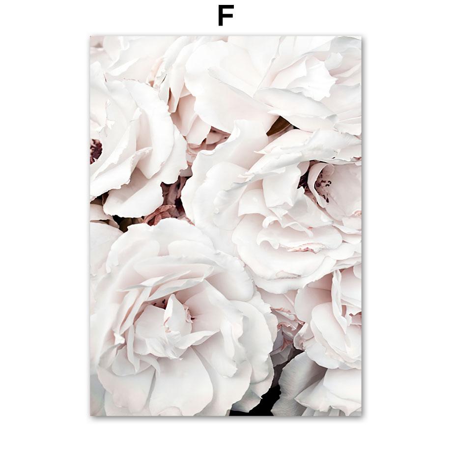 Настенная картина на холсте, цветок, абстрактная девушка, плакаты на скандинавскую тему и принты, настенные панно для гостиной, украшения дома