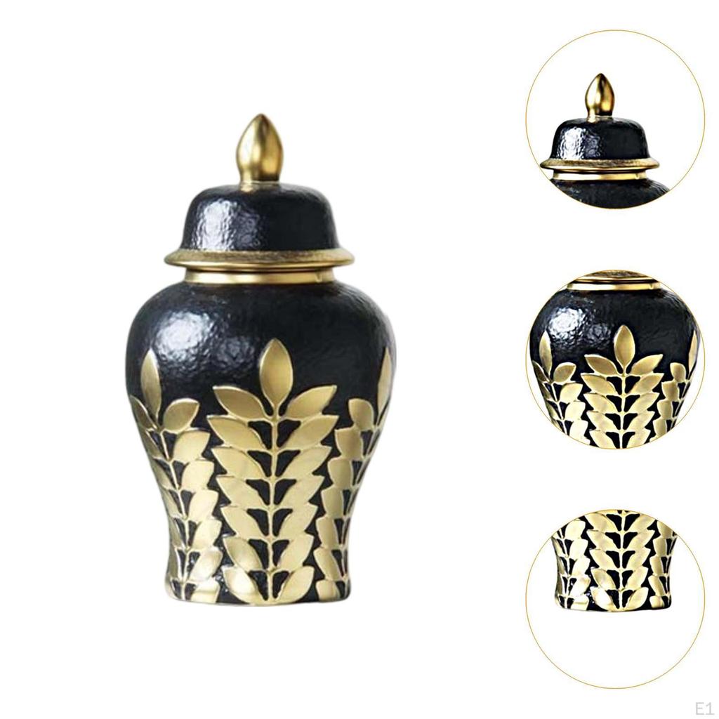 Керамическая банка для имбиря, центральный элемент стола, памятный подарок, предмет искусства, ремесла, контейнер для хранения, ваза для цветов