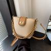 Women'S Bag, Bucket Bag, Niche Foreign Style Chain, Handbag, Trendy Shoulder Bag, Textured Messenger Bag.