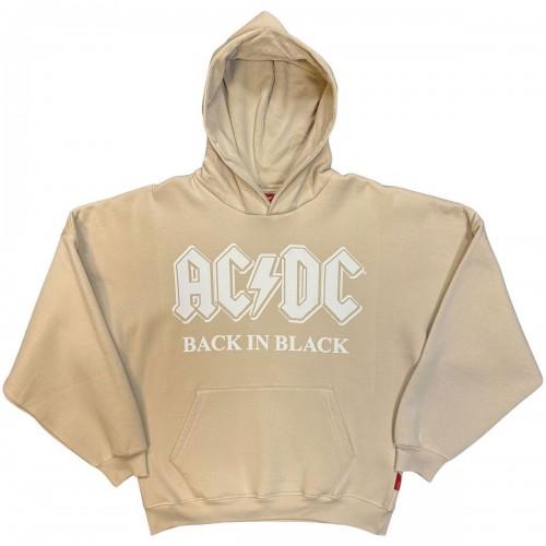 AC/DC Womens/Ladies Unplugged Back In Black Pull Over Hoodie