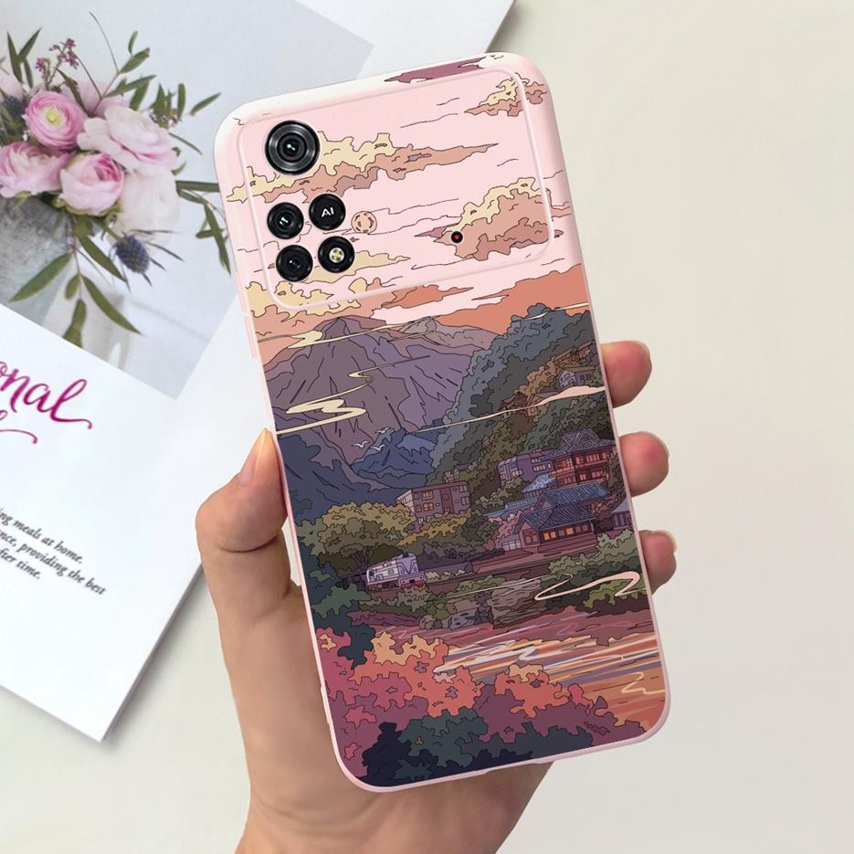 For Xiaomi Poco M4 Pro 4G Case New Fashion Cartoon Cover Soft Silicone Phone Case For Xiaomi Poco M4 Pro PocoM4 5G Fundas Bumper