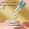 Bamboo Joint Soft Bead Skipping Rope 2.8m Sports Rope Segmented Fitness Jump Rope Home Exercise