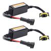 2Pcs LED Headlight Decoder Anti Flickering Harness Error Resistor Canceller Capacitor Canbus Decoder for Vehicle with