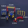 Миниатюрные модели уличного фитнес-оборудования Миниатюрный спорт :150 Маленьких Реалистичных Декораций-Симуляций