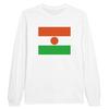 Футболка с длинными рукавами - PIXELFORMA - Drapeau du Niger - 100% хлопок - Длинные мужчины - Coupe régulière