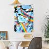 Little Pony Custom Your Name Wall Decor Tapestry Art For Pet Memorial Birthdaywedding Party Backdrop Family Gift
