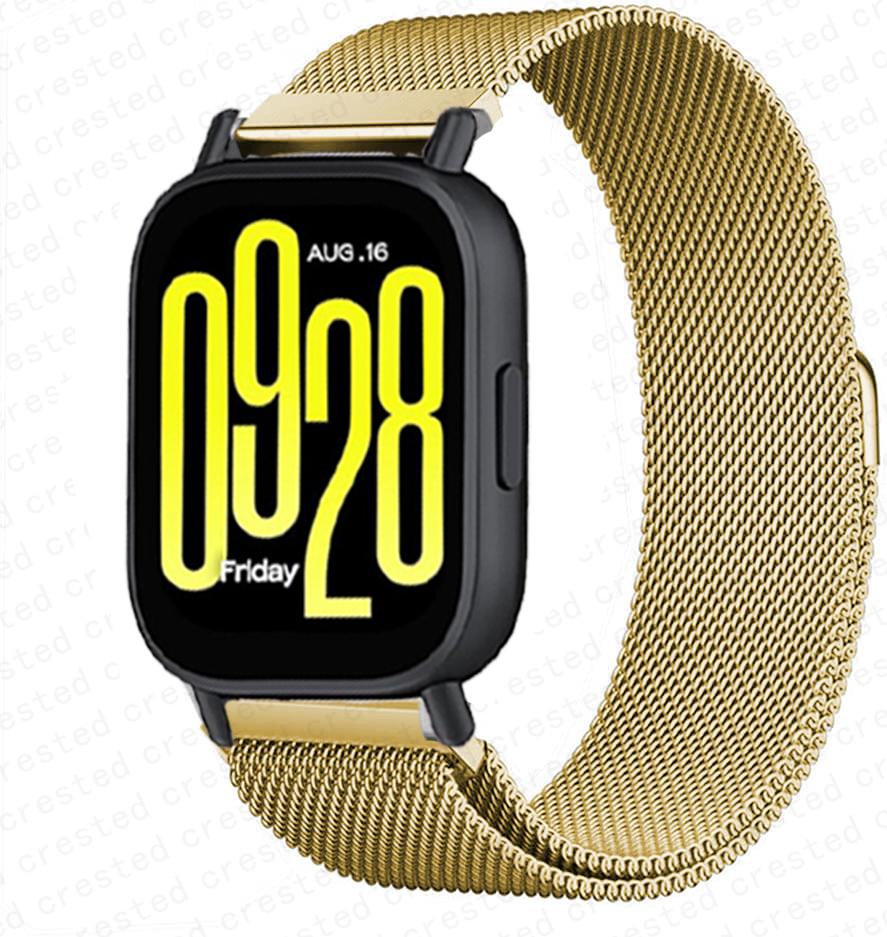 Миланский браслет для Xiaomi Redmi Watch 5 Active Металлический Браслет из Нержавеющей Стали ремешок Redmi Watch 5 Lite Магнитный Браслет