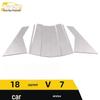 Stainless Steel Anti-Scratch Window Trim for Zhonghua V7 Exterior