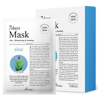 Arial Seven Days Mask Pack Aloe H 23 мл, 10 упаковок, 1 упаковка