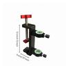 Heavy Duty Fishing Rod Holder Clamp for Deck Edge Degree Adjustable Aluminum