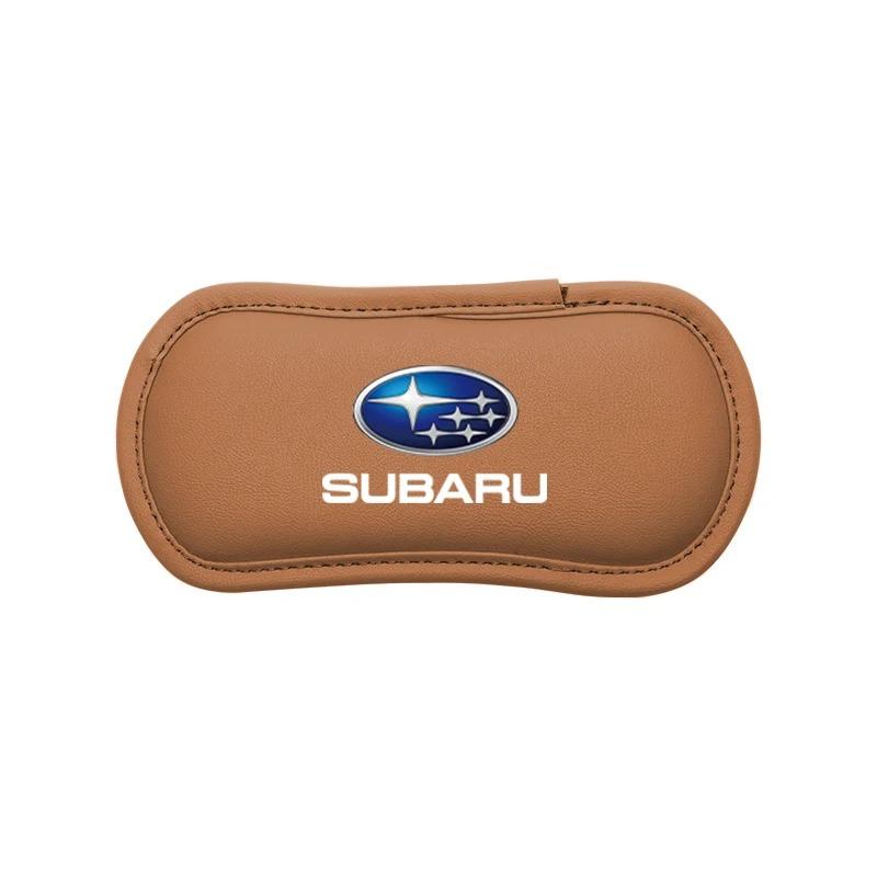 For Subaru XV Legacy Impreza Crosstrek Forester Outback Smart Leather Car Knee Pad Elastic Leg Cushion Armrest Pad Accessories Y14