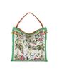 Archive Mild Satin Scarf Panel Pattern Tote Bag 2023 503062001723 Apple Green [Topkapi] Women's