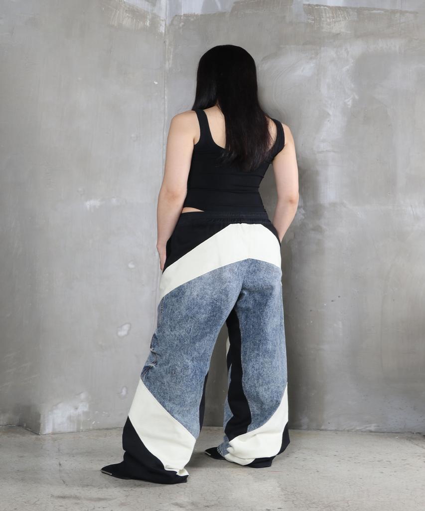 Sumilo Straight Denim Upcycled Pants Unisex