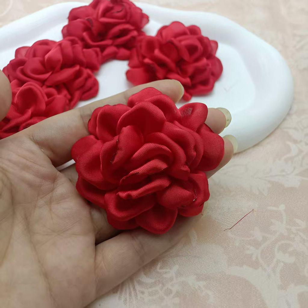 Ручная работа Цветок из ткани Органза для Аксессуаров на Волосы и Украшения Одежды