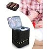 Women's Portable Double-layer Nail Polish Storage Bag Organizer Travel Essential Oil Storage Box Multi-function Storage Bag