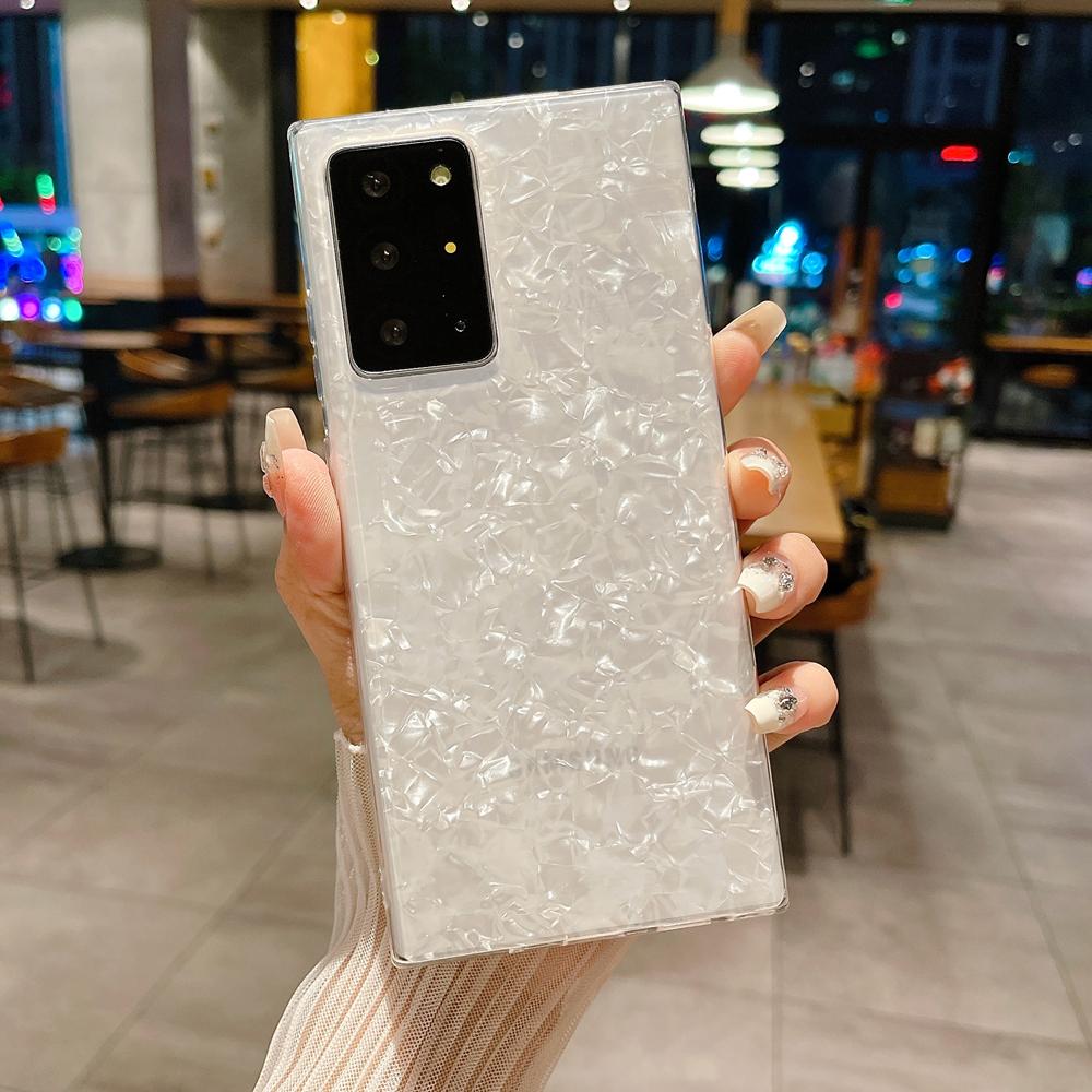 KEYSION Чехол с рисунком ракушки для Samsung S22 Ultra 5G S21 FE S20+ Plus, женский противоударный чехол для телефона Galaxy Note 10 Plus